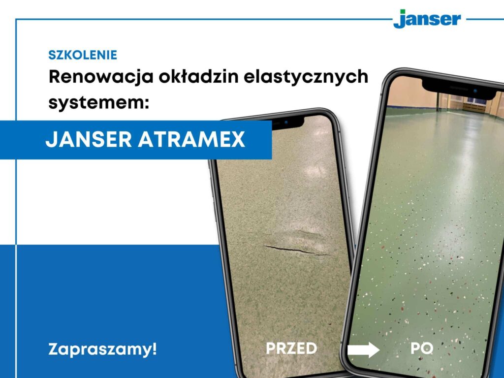 Zaproszenie na szkolenie: renowacja wykładzin PVC systemem Janser Atramex