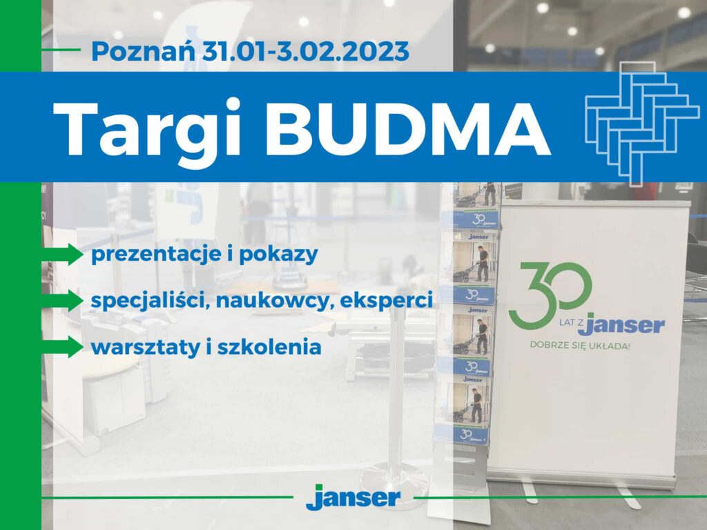 Targi BUDMA — Poznań 31.01-03.02.2023